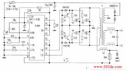用tl494制作的逆变电源